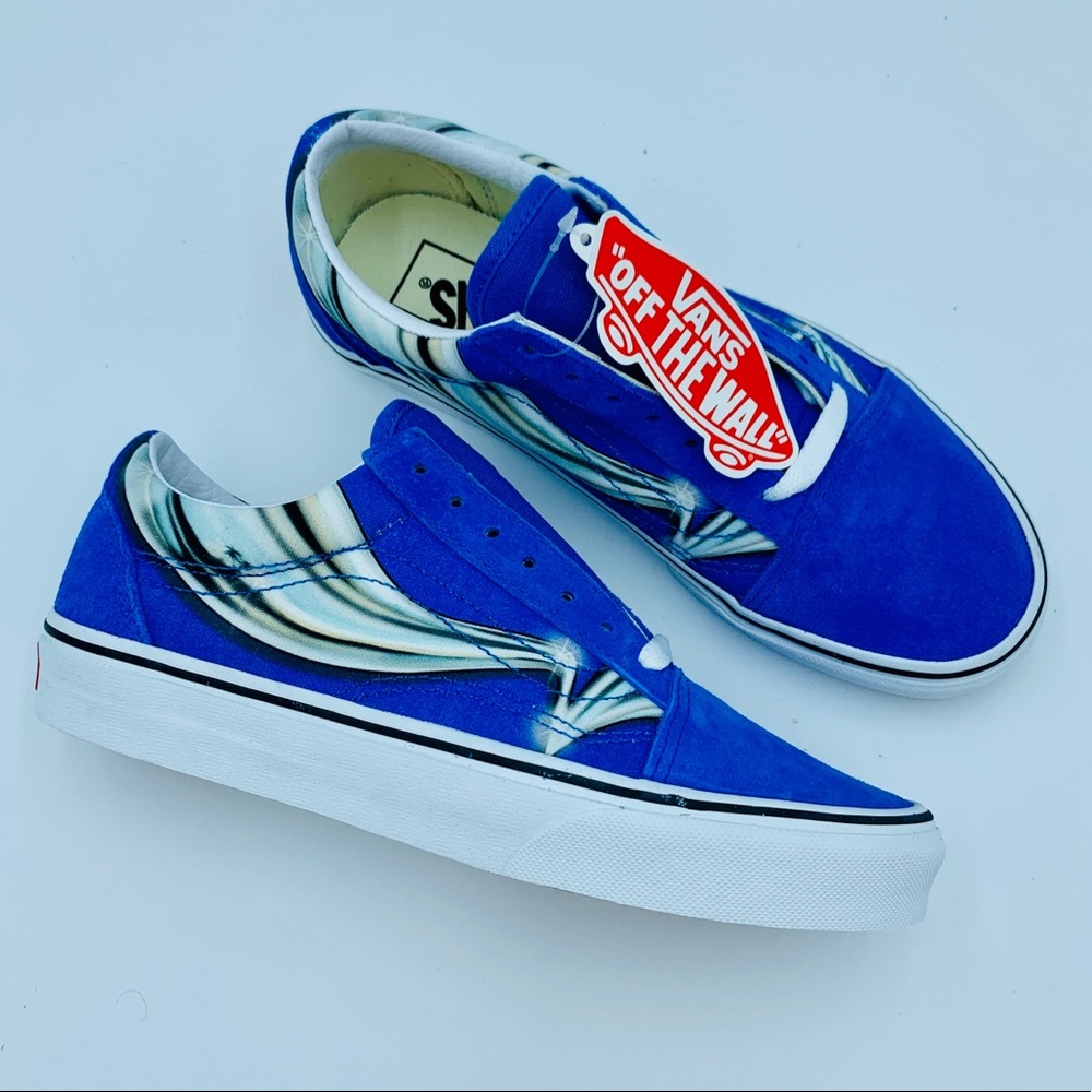 VANS OLD SKOOL (Warp) Nebulas Blue / Chrome Size 7
